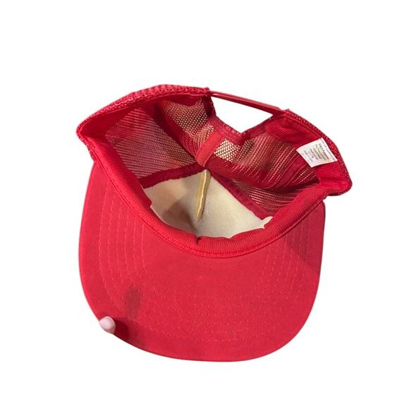 Vintage snapback dad hat novelty trucker cap red, black, white adjustable mesh - Picture 9 of 9